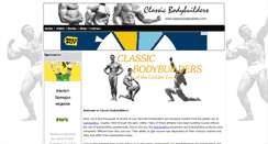 Desktop Screenshot of classicbodybuilders.com
