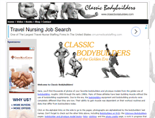 Tablet Screenshot of classicbodybuilders.com